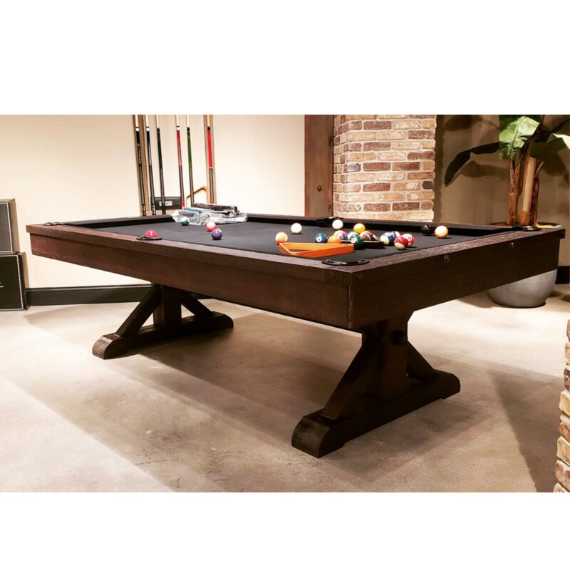 Plank & Hide Otis Slate Pool Table With Professional Installation